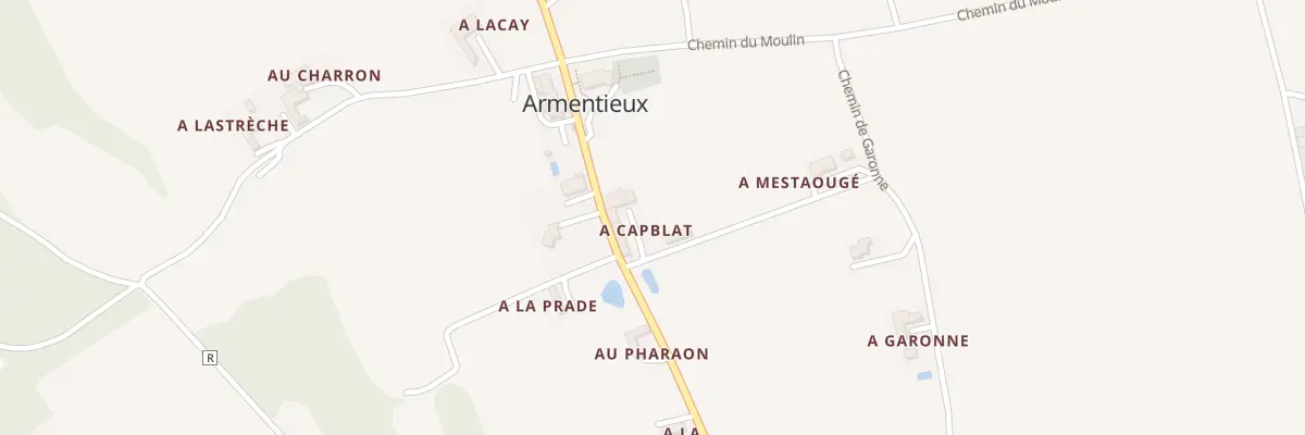 Plan du 5023 A Capblat à Armentieux