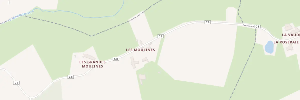 Plan du 5036 Les Grandes Moulines à Degré