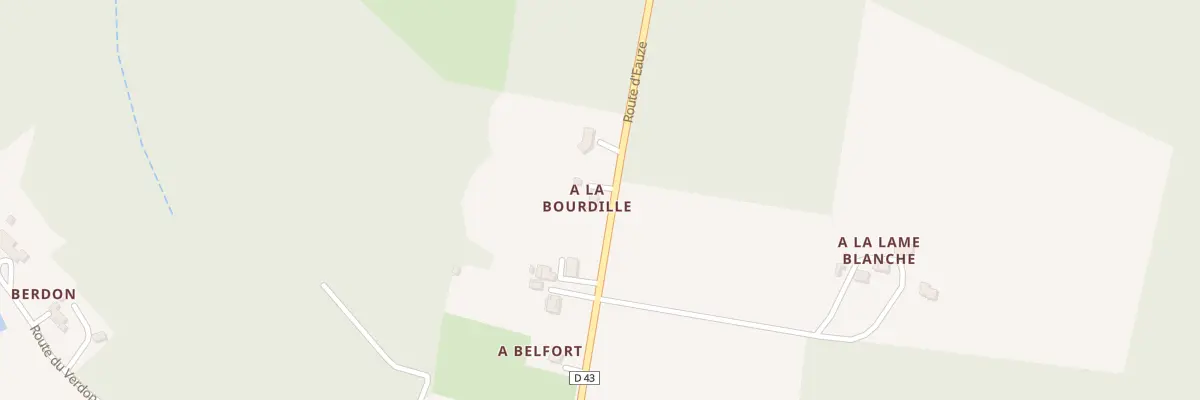Plan du 1536 Rte d’Eauze à Castelnau d’Auzan Labarrère