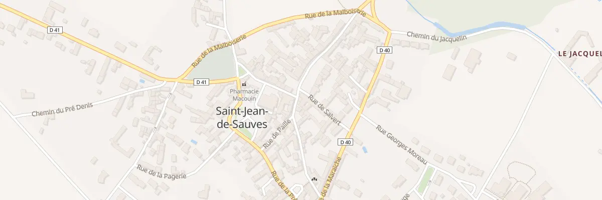 Plan du 16 Rue des Ecureuils à Saint-Jean-de-Sauves