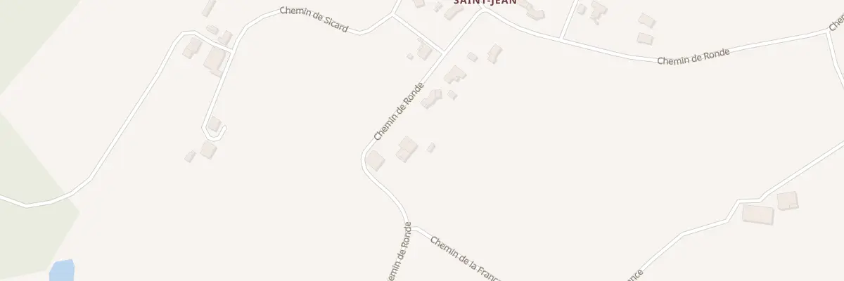 Plan du 1134 Chem de Ronde à Montpouillan