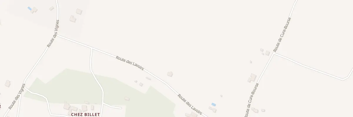 Plan du 3 Rte des Lavoirs à Parcoul-Chenaud