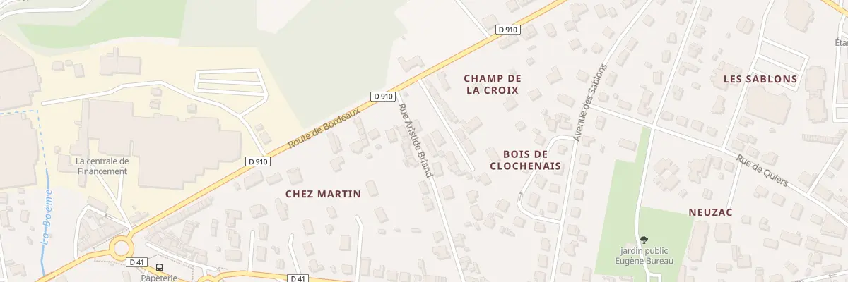 Plan du 114 Rte de Bordeaux à La Couronne