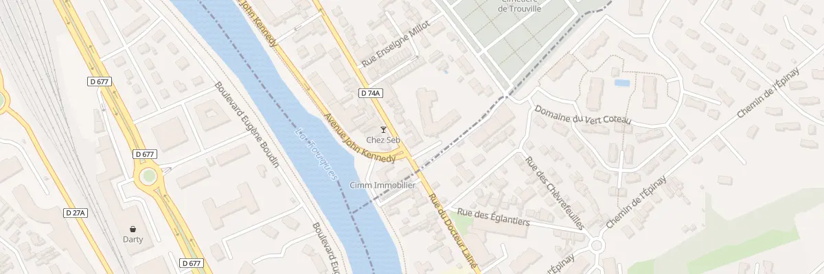 Plan du 6 Rue du Gal de Gaulle à Trouville-sur-Mer