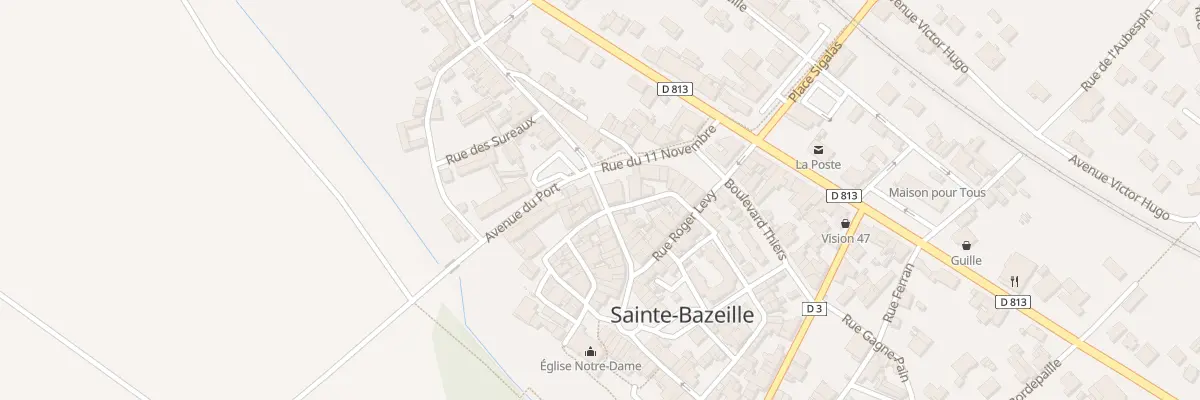 Plan du 41 Rue du Huit Mai à Sainte-Bazeille