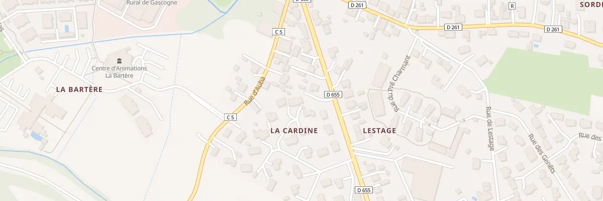 Plan du 6 Rue Res des Cadets de Gascogne à Casteljaloux