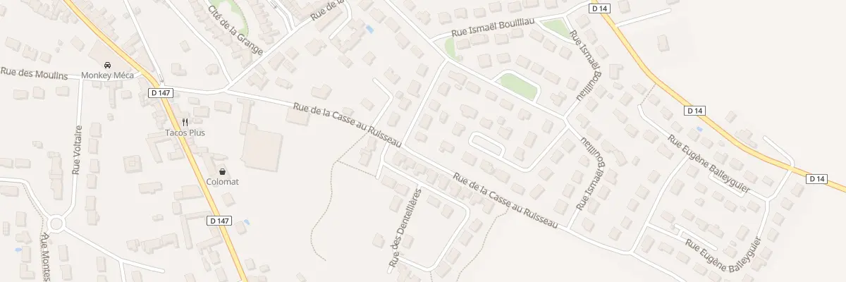 Plan du 20 Rue Ismaël Bouilliau à Loudun