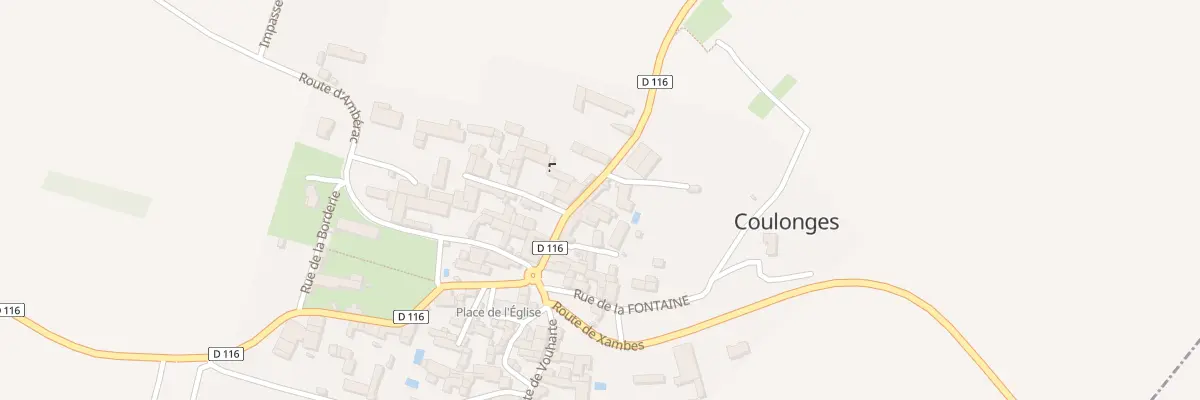 Plan du 4 Rte de Villognon à Coulonges
