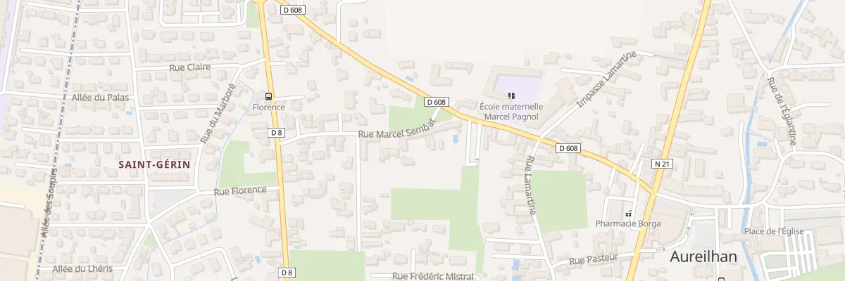 Plan du 3 Rue Marcel Sembat à Aureilhan