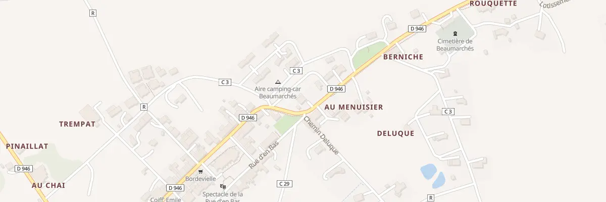 Plan du 1 Rte de Bassoues à Beaumarchés