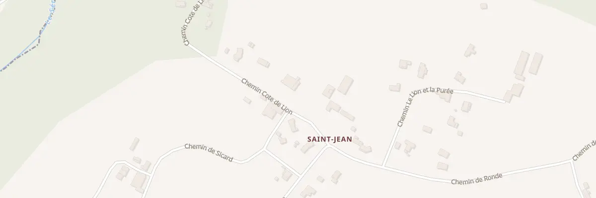 Plan du 94 Che Cote de Lion à Montpouillan
