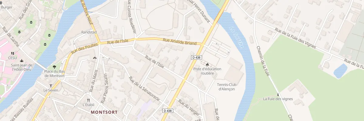 Plan du 58 Bd de la République à Alençon