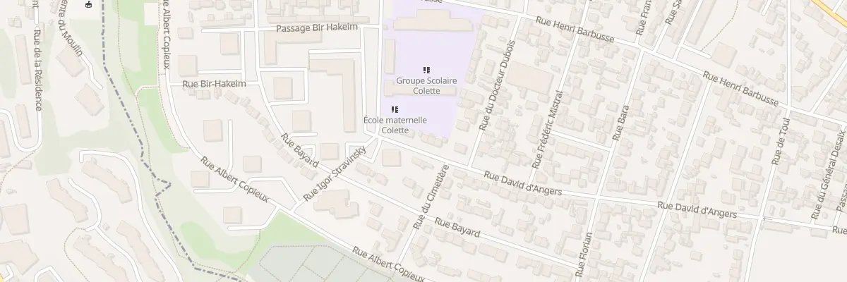 Plan du 9 Rue David d’Angers au Havre