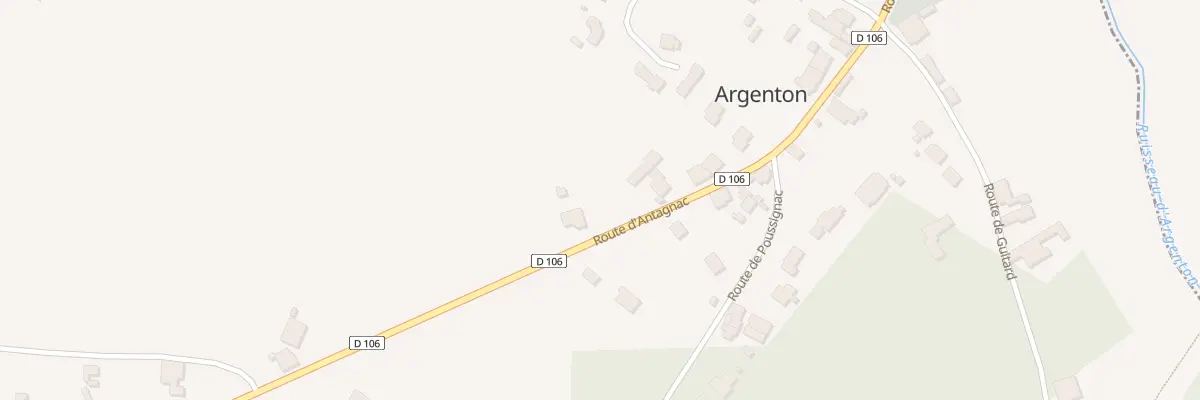 Plan du 285 Rte d’Antagnac à Argenton