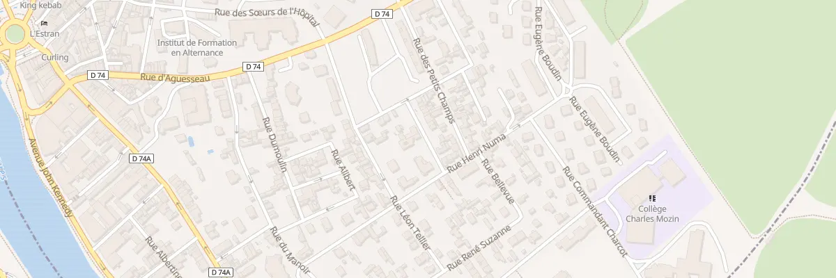 Plan du 8 Rue Eugène Tantet à Trouville-sur-Mer