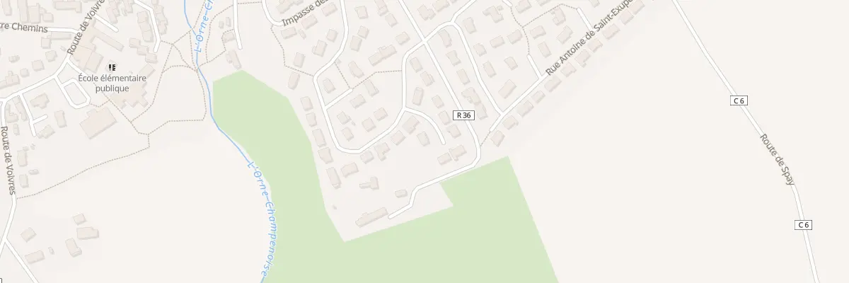 Plan du 4 Imp Joliot Curie à Étival-lès-le-Mans