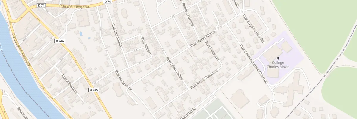 Plan du 21 Rue Léon Tellier à Trouville-sur-Mer