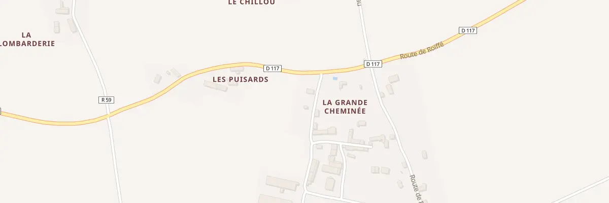 Plan du 1 Rue de la Grande Cheminee à Lerné