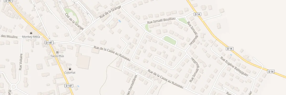 Plan du 24 Rue Ismaël Bouilliau à Loudun