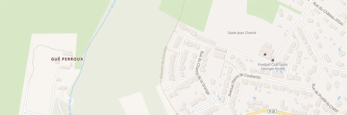 Plan du 38 Rue du Champ de la Grange à Saint-Georges-du-Bois