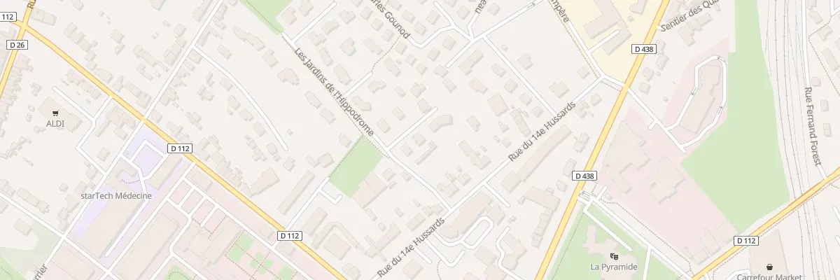Plan du 25C Rue du Col de Hauteclocque à Alençon