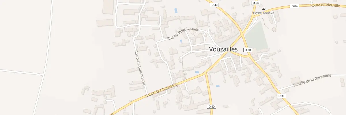 Plan du 5 Rue du Docteur Bonneau à Vouzailles