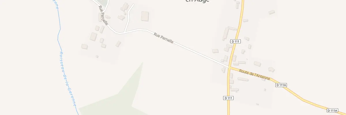 Plan du 18 Rte de Blanvatel à Castillon-en-Auge