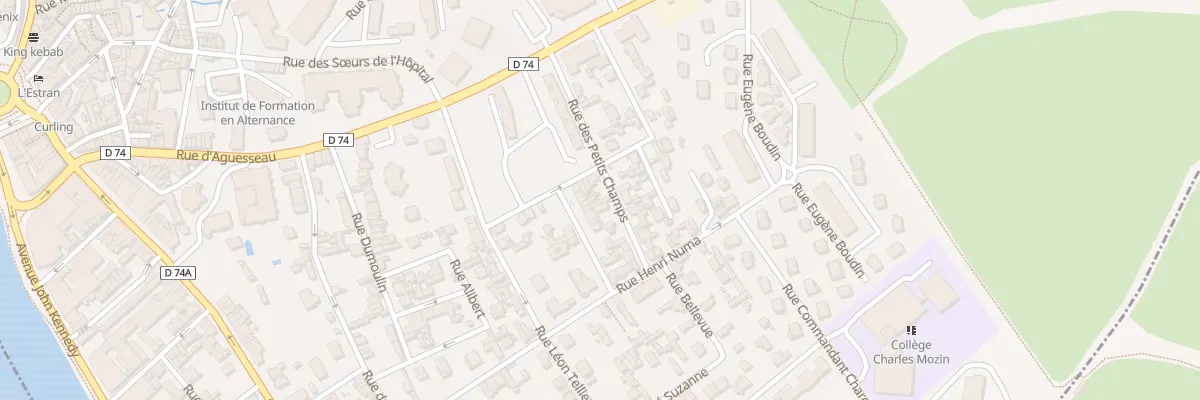 Plan du 12 Rue des Petits Champs à Trouville-sur-Mer