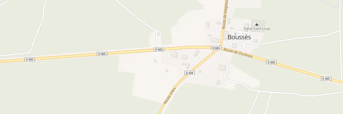 Plan du 157 Rte de Mont de Marsan à Boussès