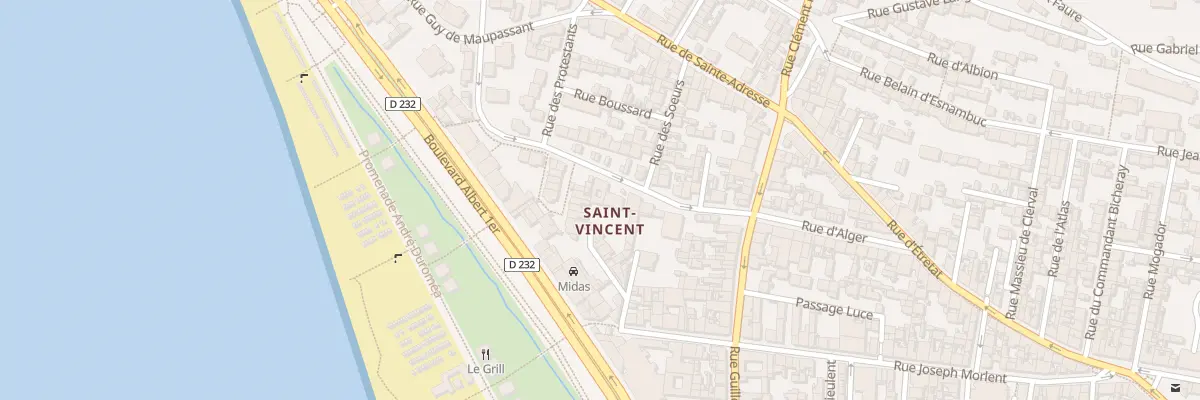 Plan du 16B Rue Doc Suriray au Havre