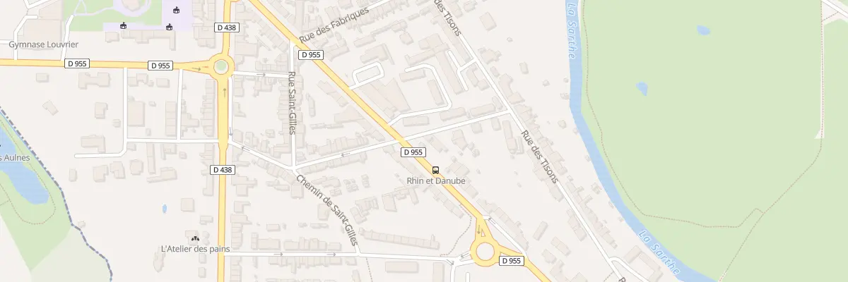 Plan de la Rue Jean et Marcel Leboucher à Alençon