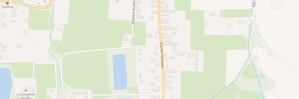 Plan du 10 Rue des Pyrénées à Bours