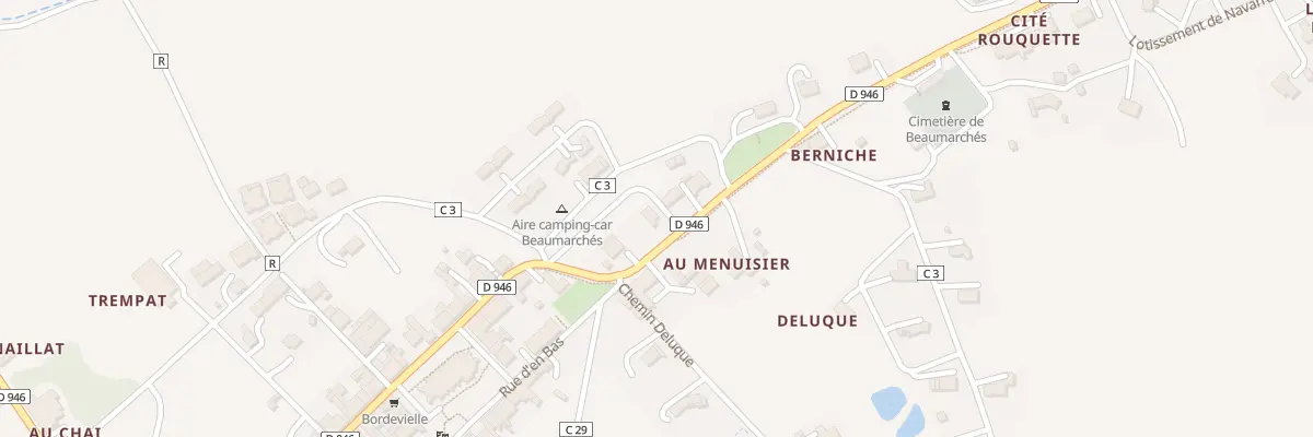 Plan du 5075 Au Village à Beaumarchés