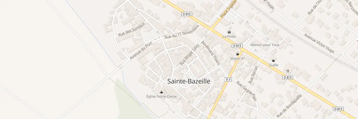 Plan du 36 Rue du Huit Mai à Sainte-Bazeille