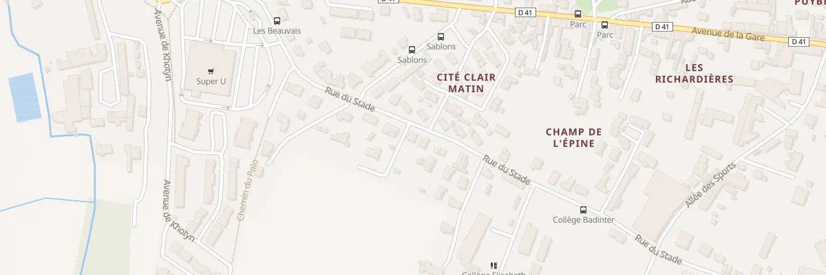 Plan du 44 Rue du Stade à La Couronne