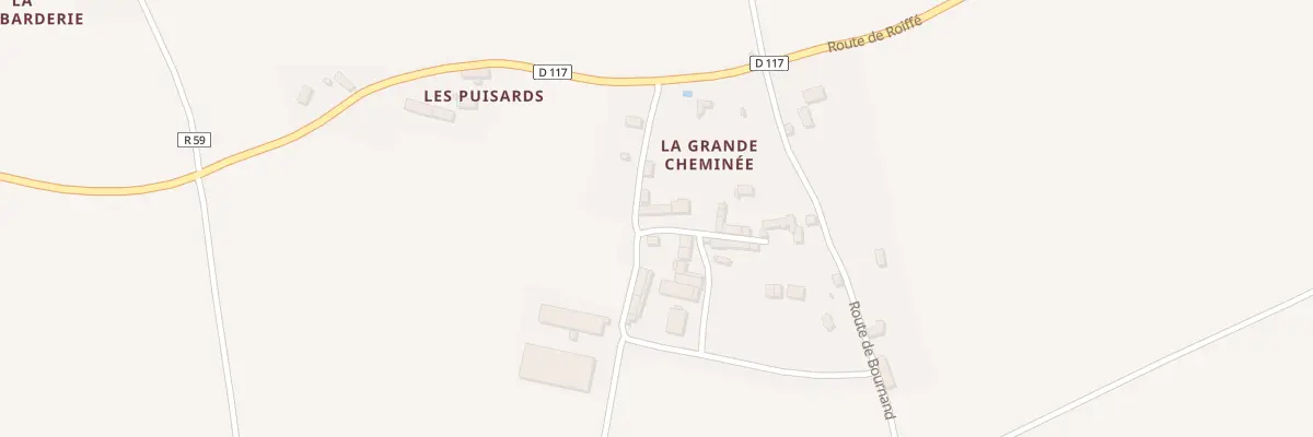 Plan du 161 La Grande Cheminee à Lerné