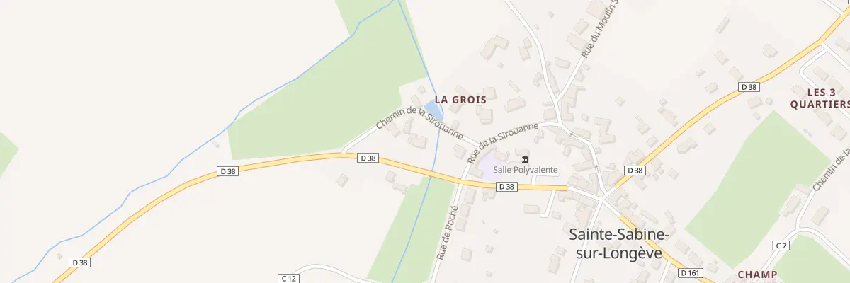 Plan du 8 Rue de Conlie à Sainte-Sabine-sur-Longève