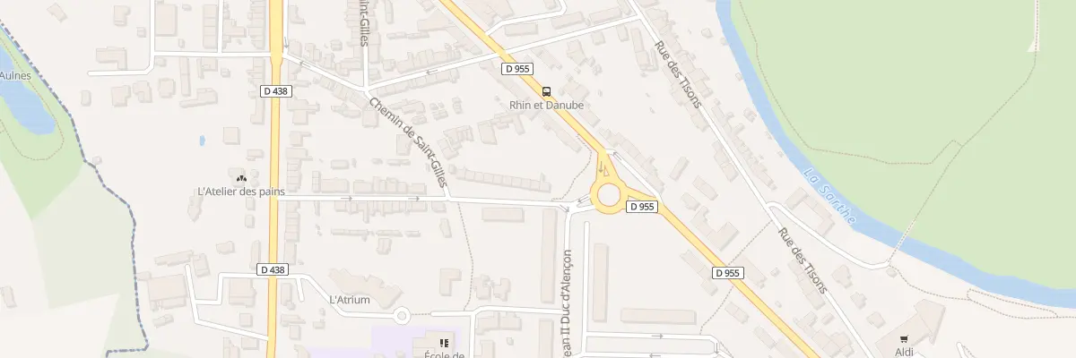 Plan du 49 Rue Landon à Alençon