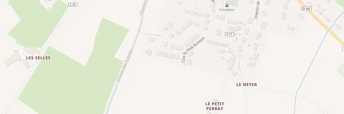 Plan du 12 Clos du Petit Buisson à Sainte-Sabine-sur-Longève