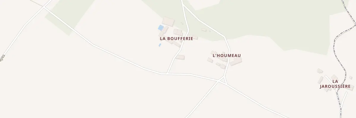 Plan du 2 La Boufferie à La Forêt-de-Tessé