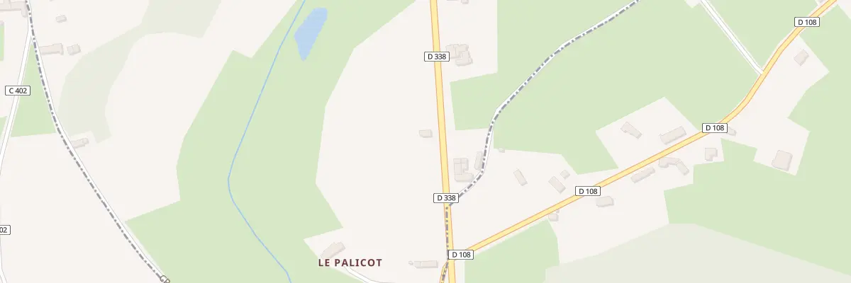 Plan du 2 Palicot à Oisseau-le-Petit