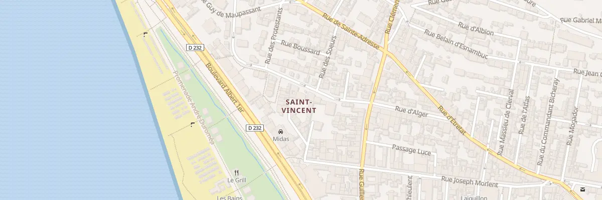 Plan du 18 Rue Doc Suriray au Havre