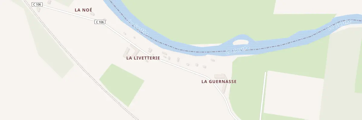 Plan du 6 Rte de la Livetterie à Moitron-sur-Sarthe