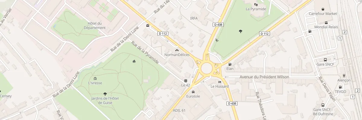 Plan du 3T Bd de Strasbourg à Alençon