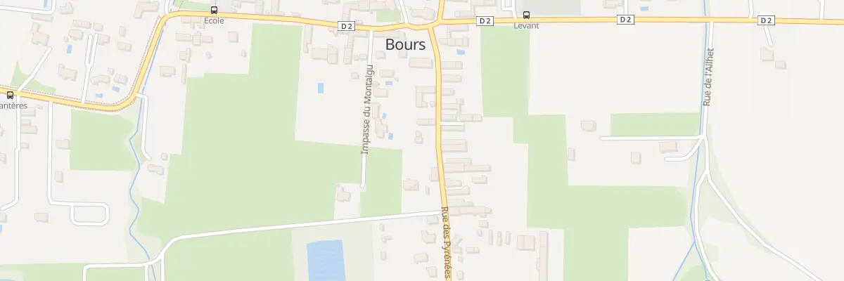 Plan du 6T Rue des Pyrénées à Bours
