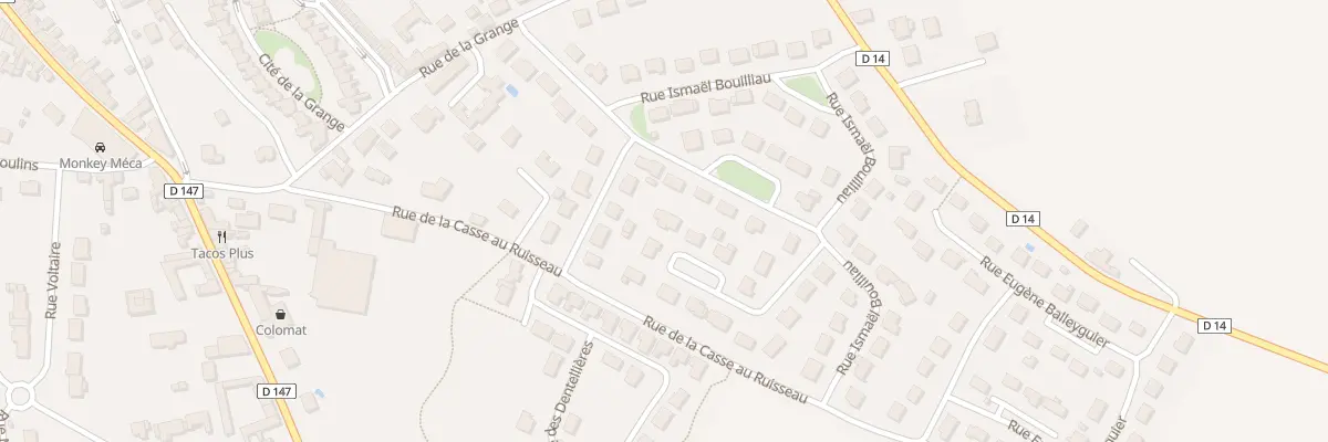Plan du 48 Rue Ismaël Bouilliau à Loudun