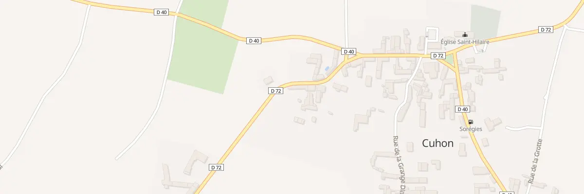Plan du 11 Rte de Maisonneuve à Cuhon