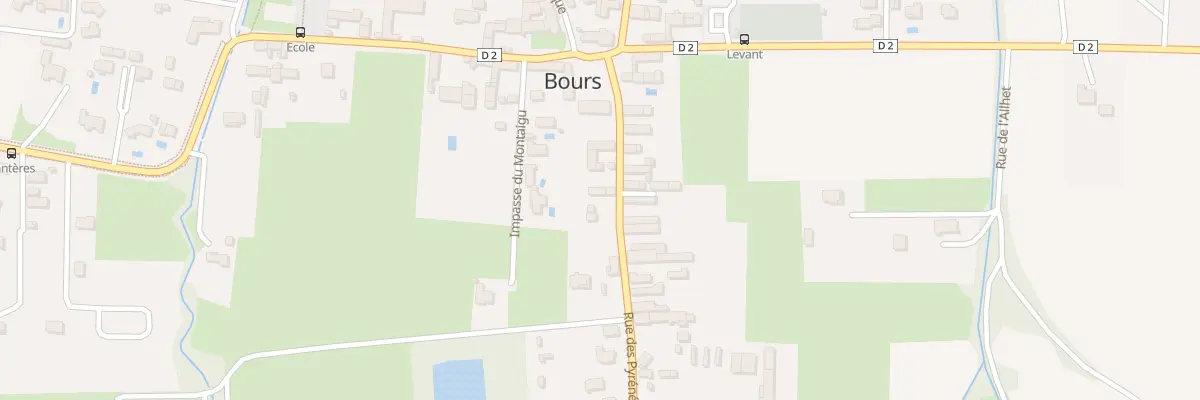 Plan du 4T Rue des Pyrénées à Bours