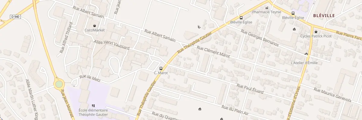 Plan du 3 Rue Paul Eluard au Havre