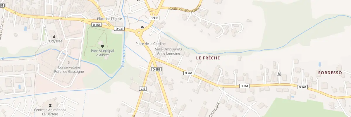 Plan du 3 Rte de Villefranche à Casteljaloux